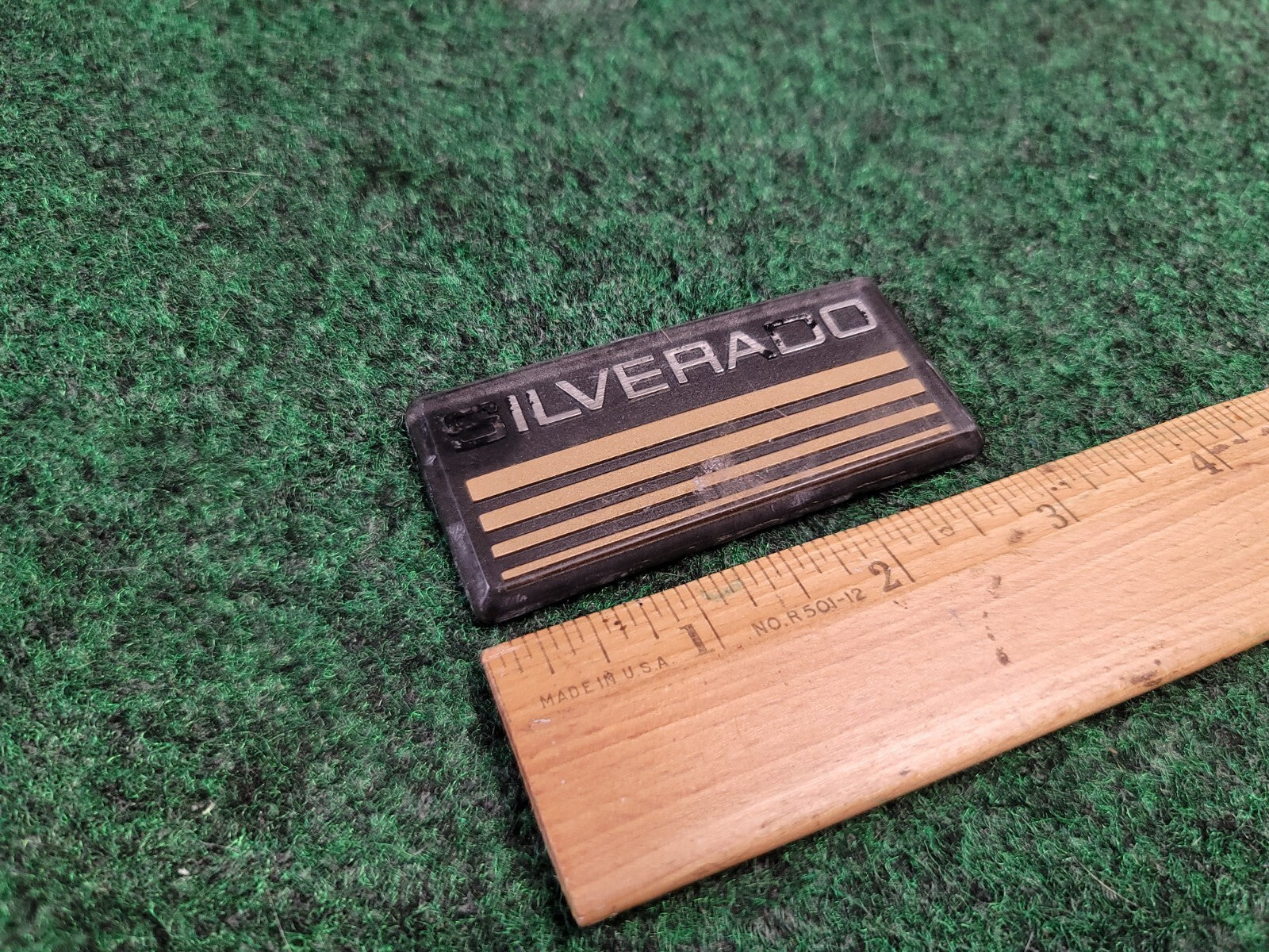 1990s SILVERADO Plastic Roof Panel Emblem OEM NAME PLATE 1M8