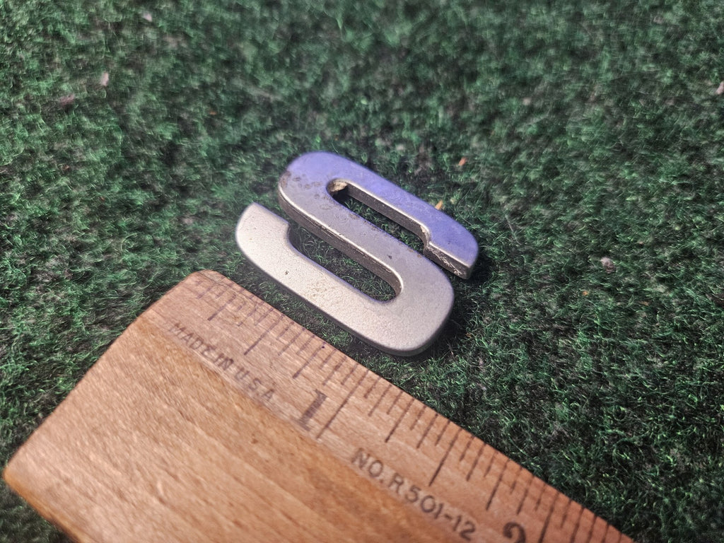 OEM "S" Silver Individual Letter Lettering Emblem Badge Logo Nameplate 4M7