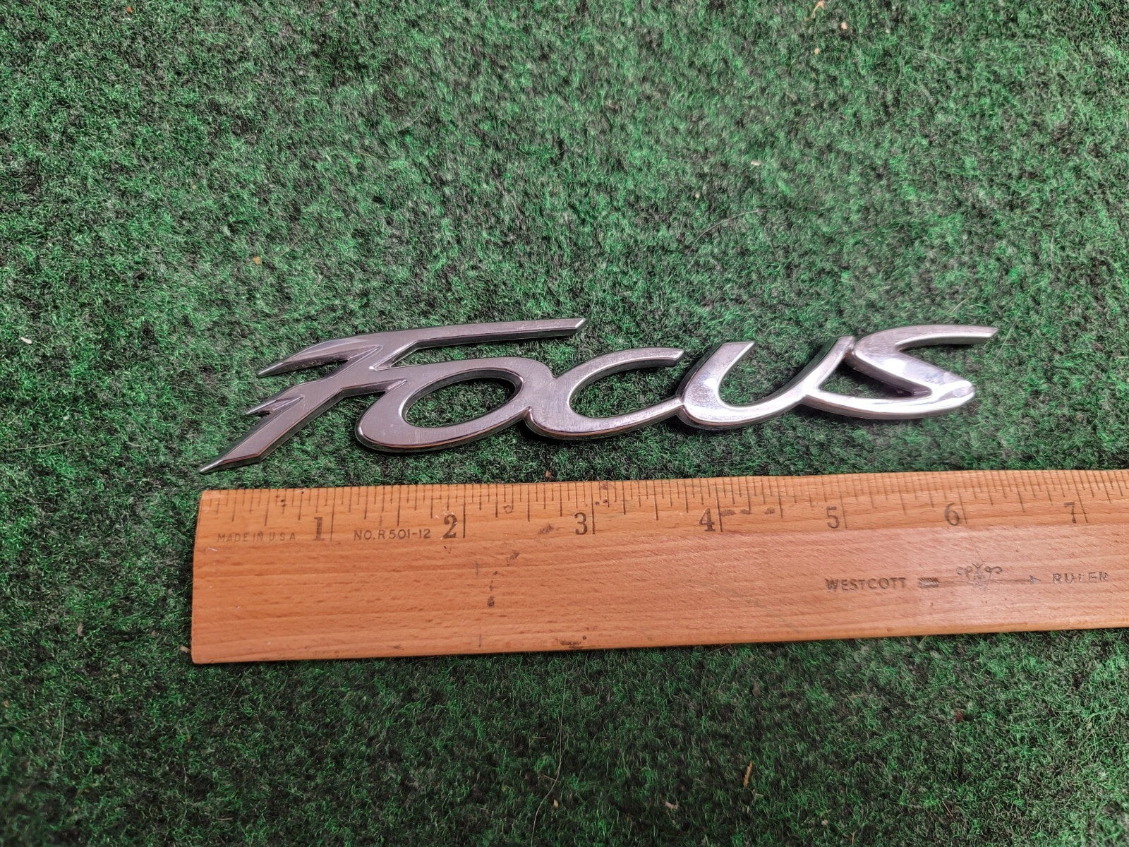 12-18 Ford Focus Emblem Rear Trunk Chrome Badge Nameplate Logo Letters Name 1M3