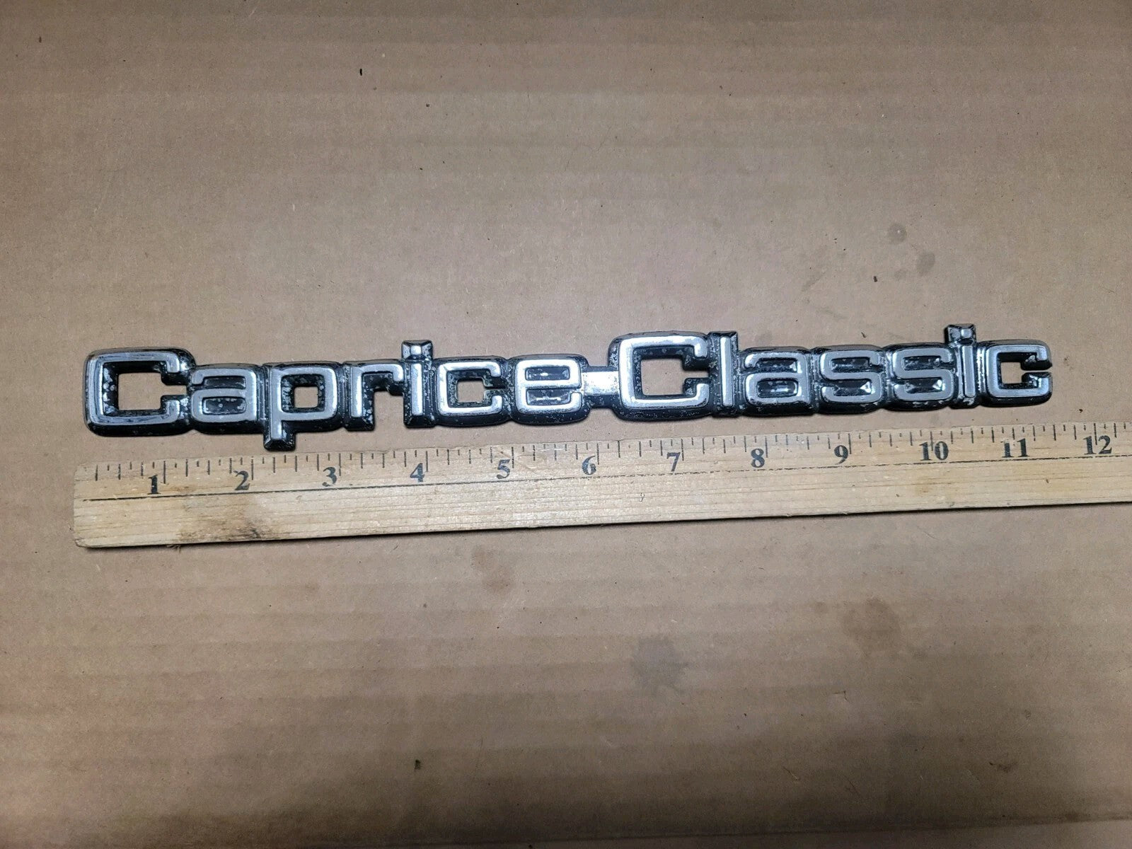 Chevrolet Caprice Classic Trunk Emblem Name Plate Badge Logo 7S4
