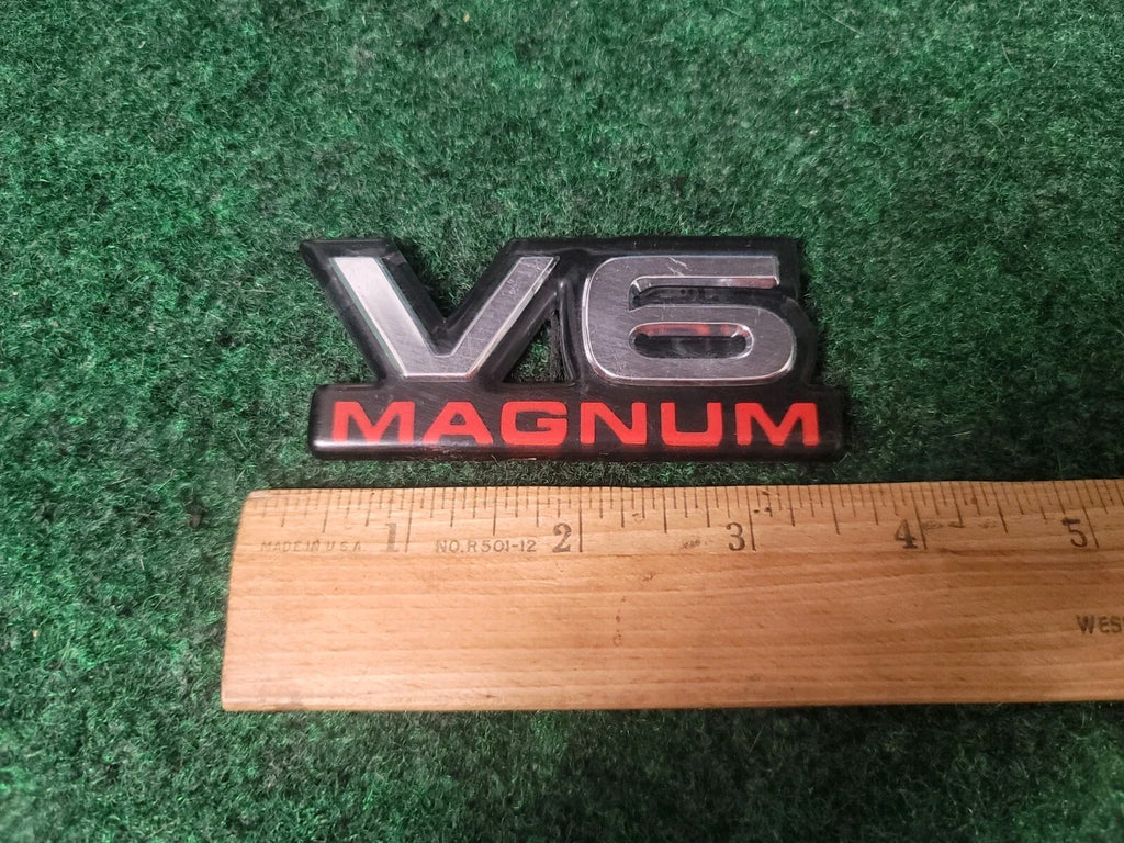 Dodge V6 Magnum Badge Emblem Name Plate Logo OEM 5S8