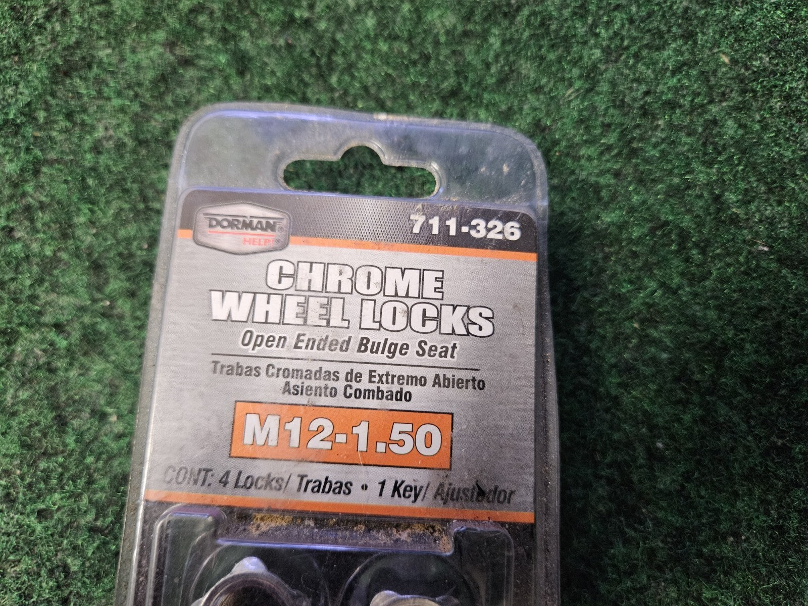 Dorman    711 326    Wheel Nut Lock Chrome Bulge Lock Set M12 4M6
