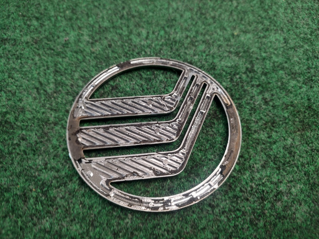 Mercury Chrome 4.125" Rear Emblem Badge Logo Nameplate Name F67B-7843156-AA 3S7