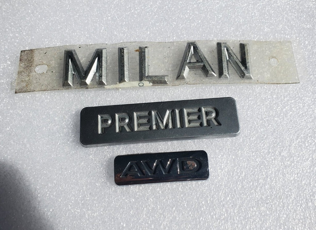 2006-2011 Mercury Milan Emblem Logo Letters Badge Trunk Rear Silver PREMIER 2L4