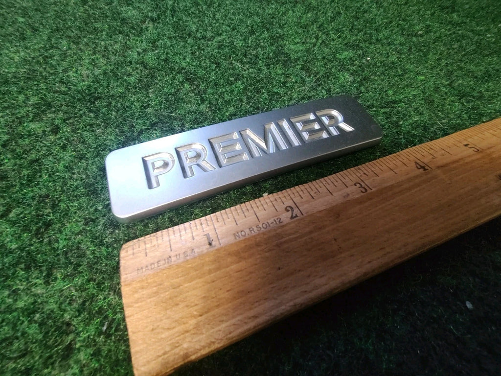 Mercury Premier Plastic 3.75 Emblem Badge Logo Nameplate Name Plate OEM 4S3