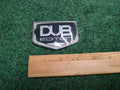 3D DUB EDITION Universal Car Badge Emblem 3M Stick On Hood Fender Trunk 1S3