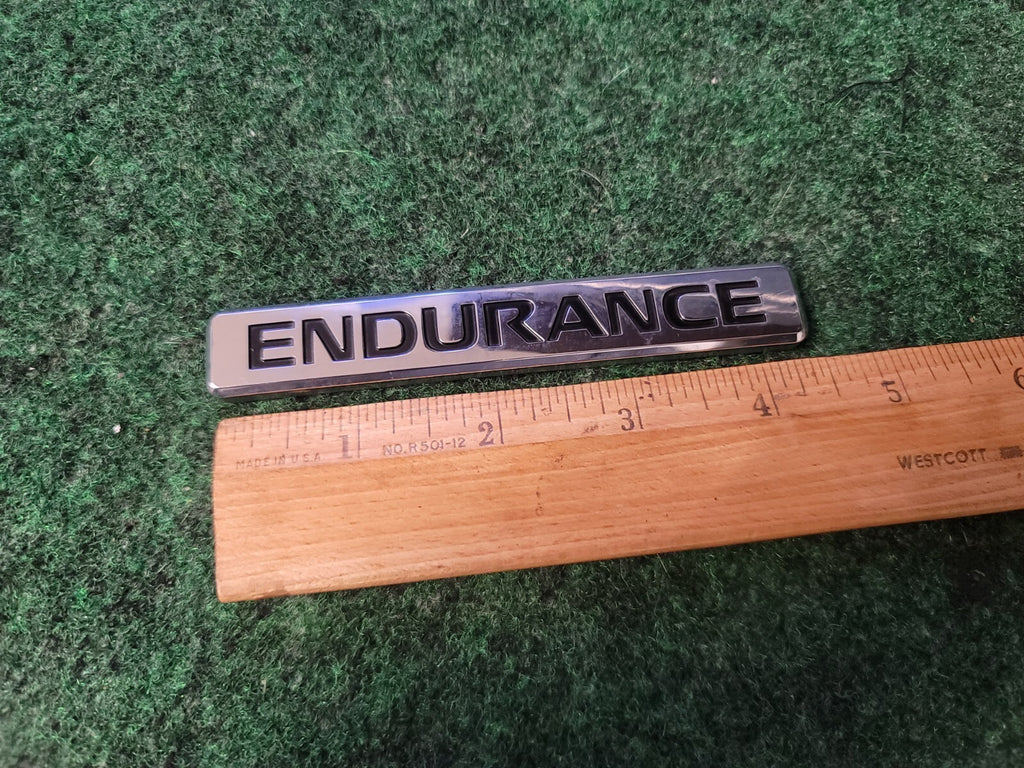 Nissan Endurance Emblem Badge Decal Logo Titan Armada OEM Factory Genuine 2S9