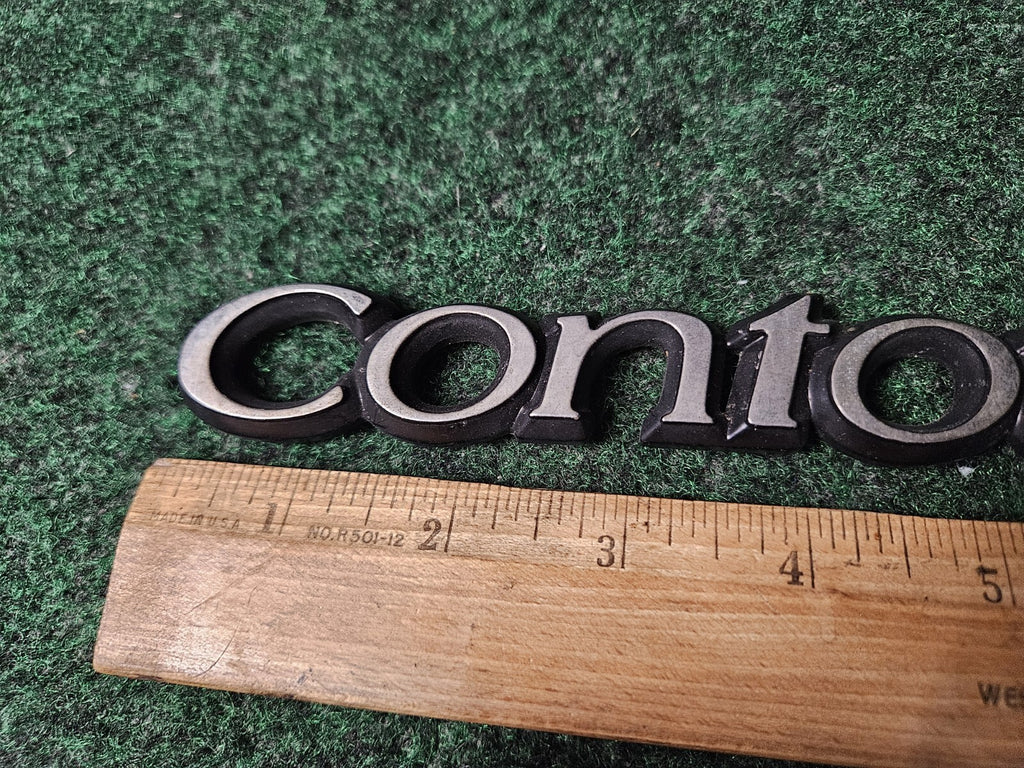 95 96 97 98 99 00 FORD CONTOUR REAR CHROME EMBLEM LOGO BADGE SYMBOL 5M1