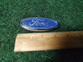 Ford Emblem Logo Badge Symbol Rear Trunk Blue Chrome OEM 3S5