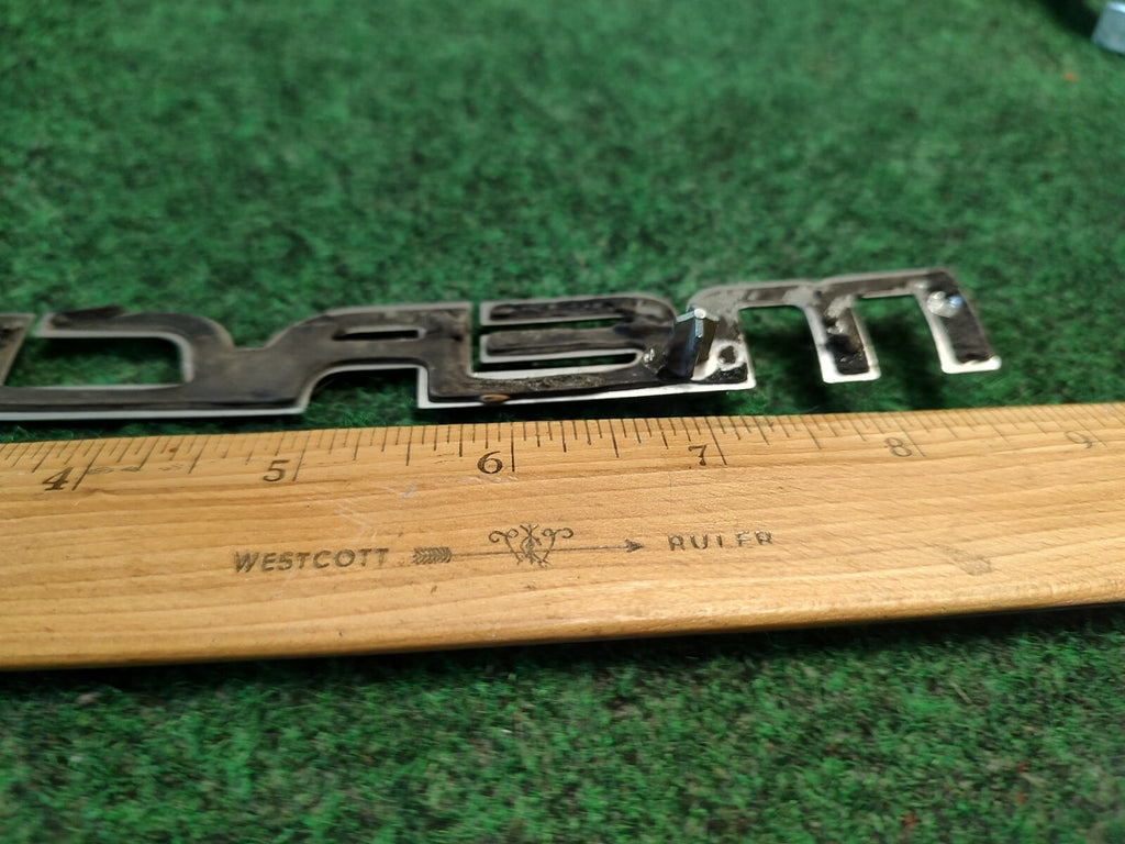 Mercury Chrome OEM 8.5" Curved Emblem Badge Logo Nameplate Name YF42-16702-C 4S8