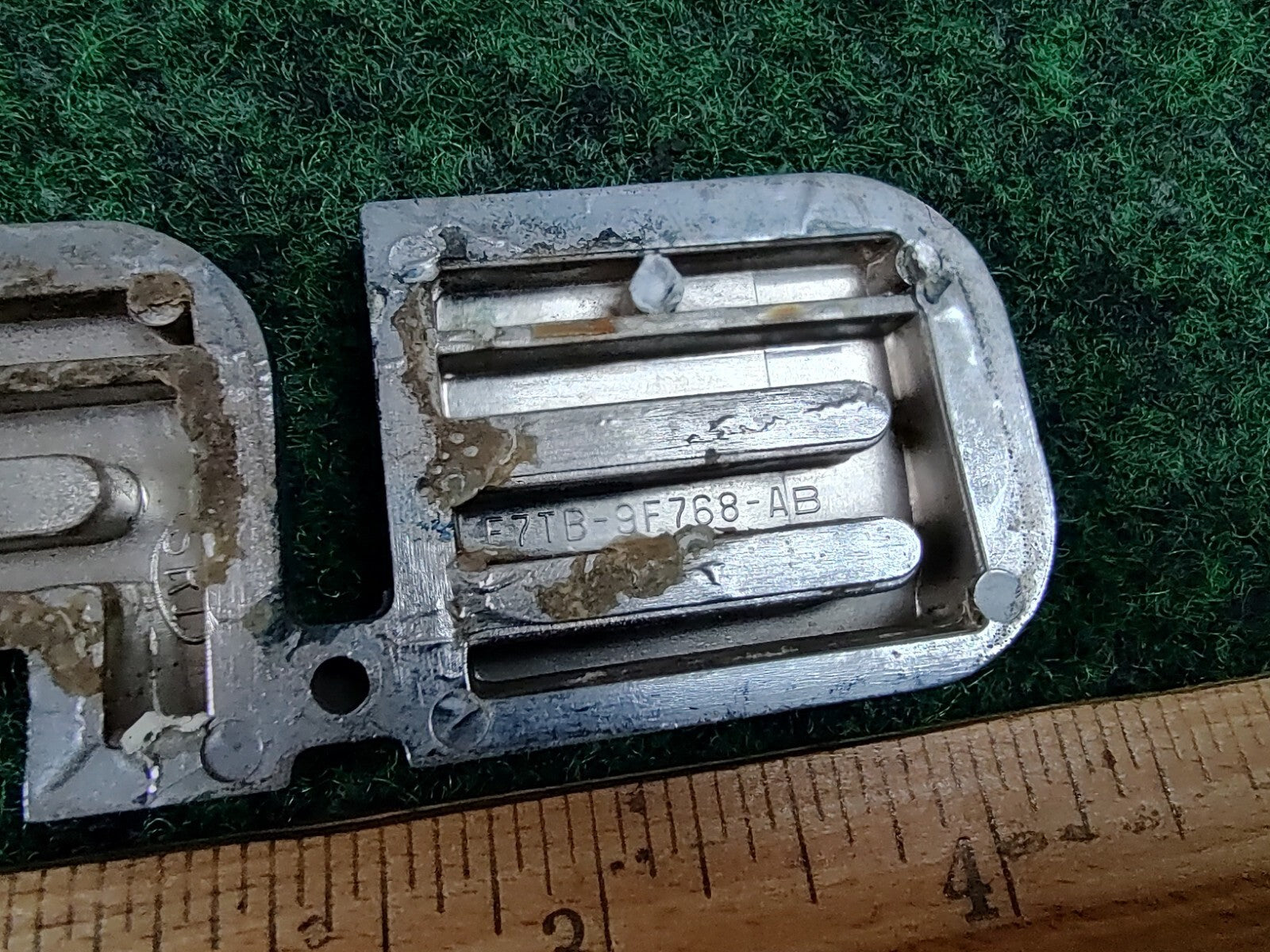87-91 F150 F250 F350 Front Grille EFI E F I Emblem Badge Logo OEM 87 88 89 8L2