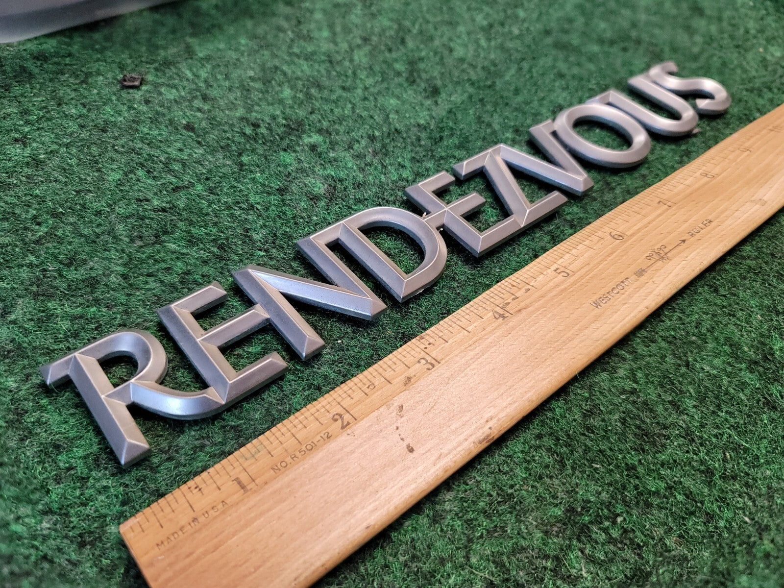 2002-2007 Buick Rendezvous Emblem Logo Letters Symbol Badge Trunk Rear OEM 2M2