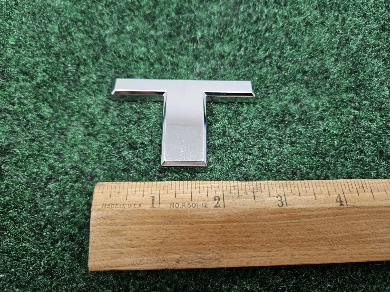 Nissan Titan V8 "T" ONLY Side Emblem Letters Badge OEM 80894-7S205 7S9