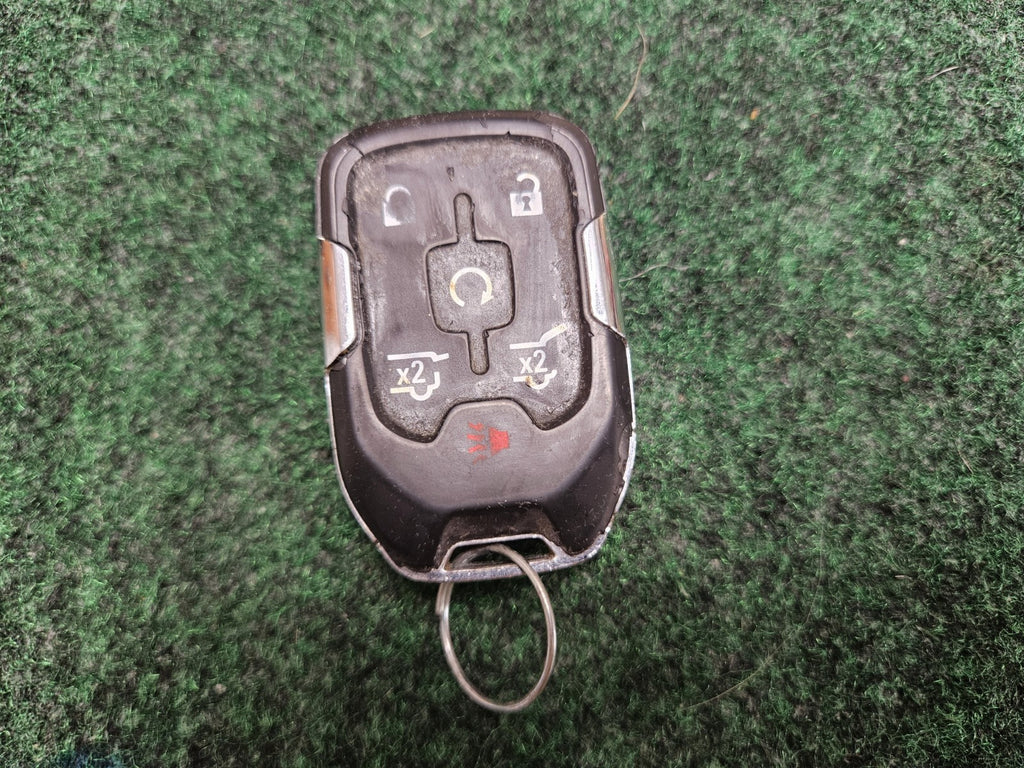 OEM GMC HYQ1AA Key Fob with 6 Buttons KeyFob Keless Entry Used Key Is Cut 7S5