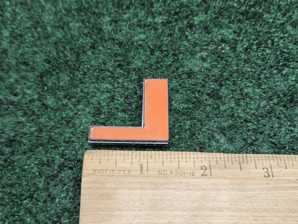 OEM "L" Chrome Individual Letter Lettering Emblem Badge Logo 3D Nameplate 3D 2S6