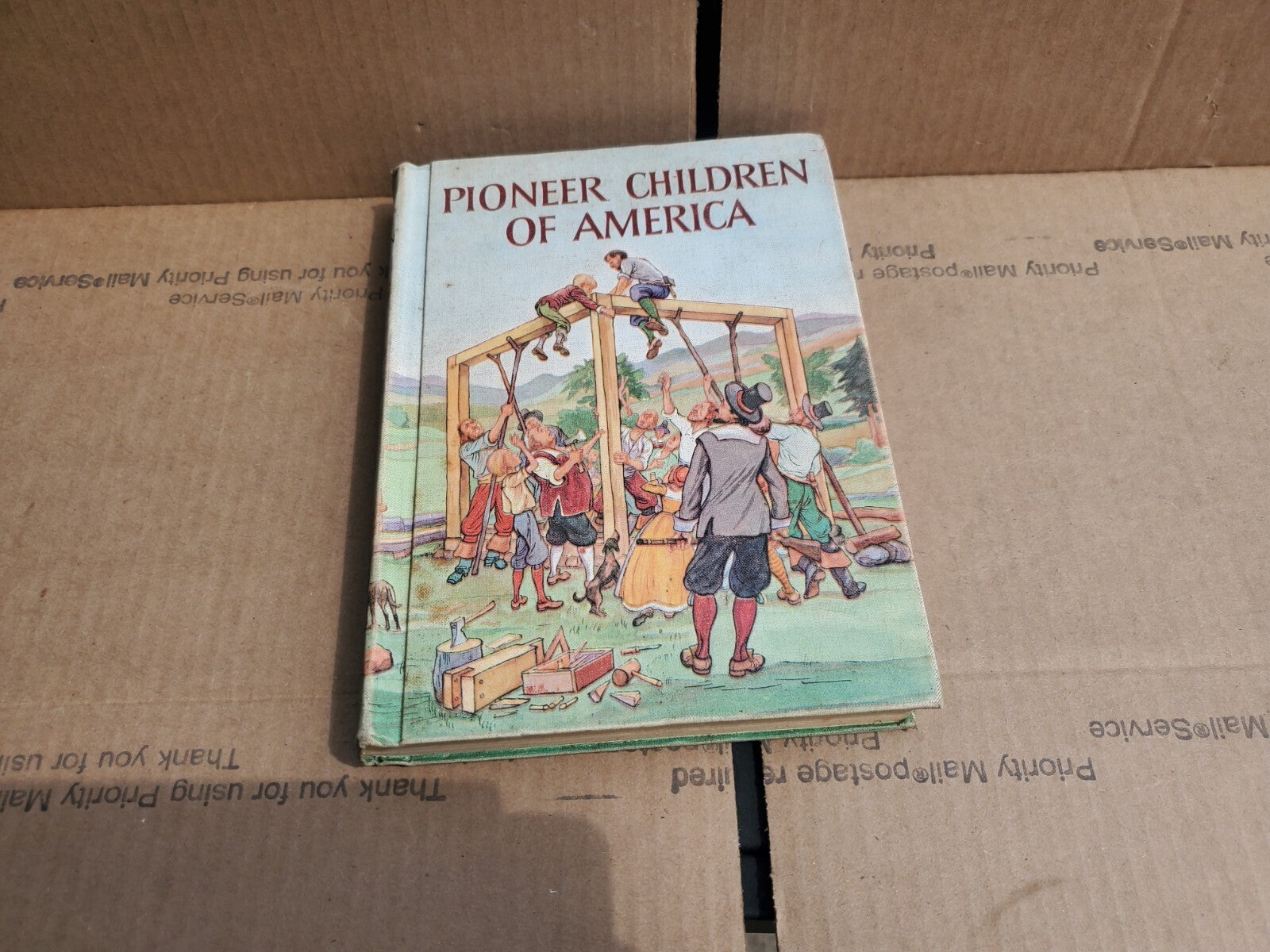 Pioneer Children of America 1955 Hardcover by Caroline D. Emerson B3