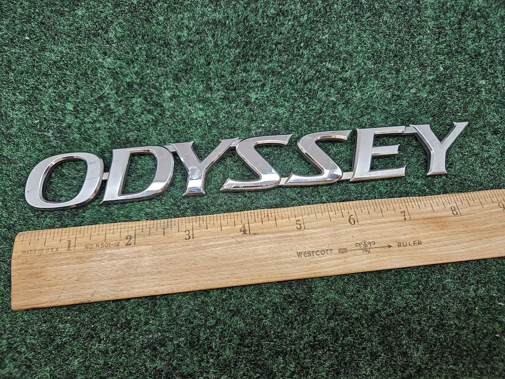 2005-10 HONDA ODYSSEY REAR GATE LID EMBLEM LOGO BADGE SYMBOL CHROME LETTERS GL4