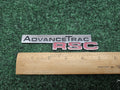 Ford Expedtion Explorer Rear Chrome ADVANCE TRAC RSC NAMEPLATE Emblem GL2