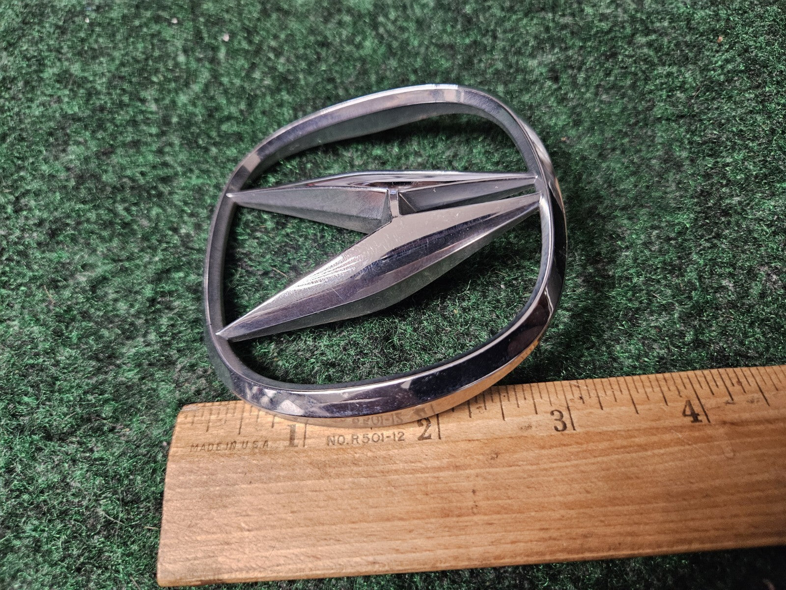 Acura Emblem Logo Badge Symbol Rear Trunk Sep 1 Chrome OEM 3M3