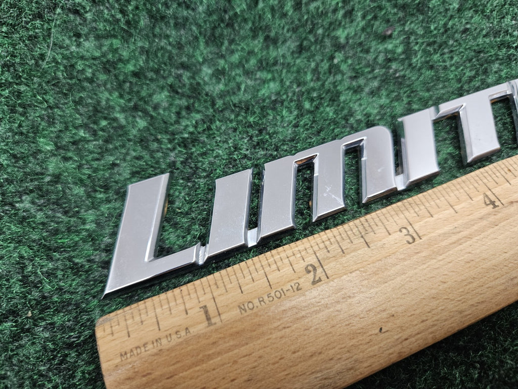 TOYOTA LIMITED CHROME SIDE EMBLEM LOGO BADGE SIGN SYMBOL NAME OEM GL1