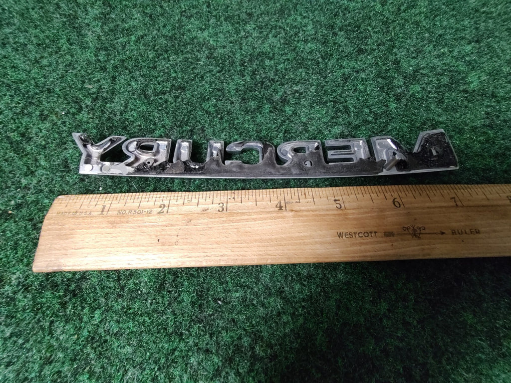 MERCURY REAR GATE LID EMBLEM BADGE SYMBOL LOGO OEM 4S5