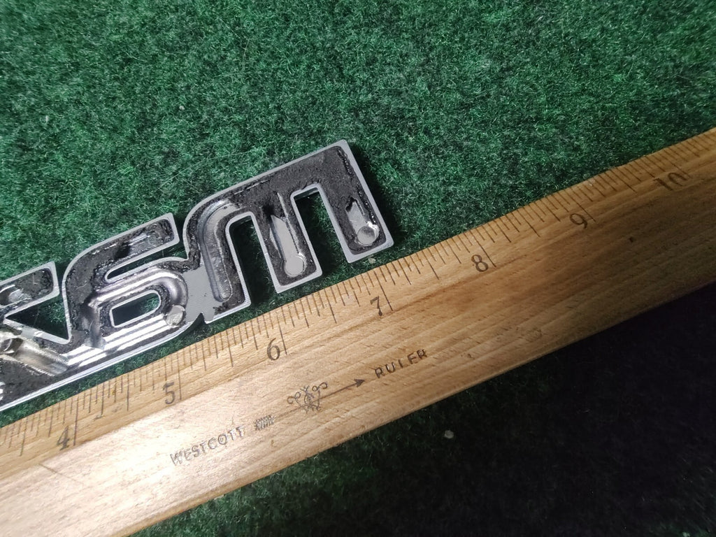 Mazda OEM Chrome Emblem Badge Logo Nameplate Name Plate ~7" Inches 4L4