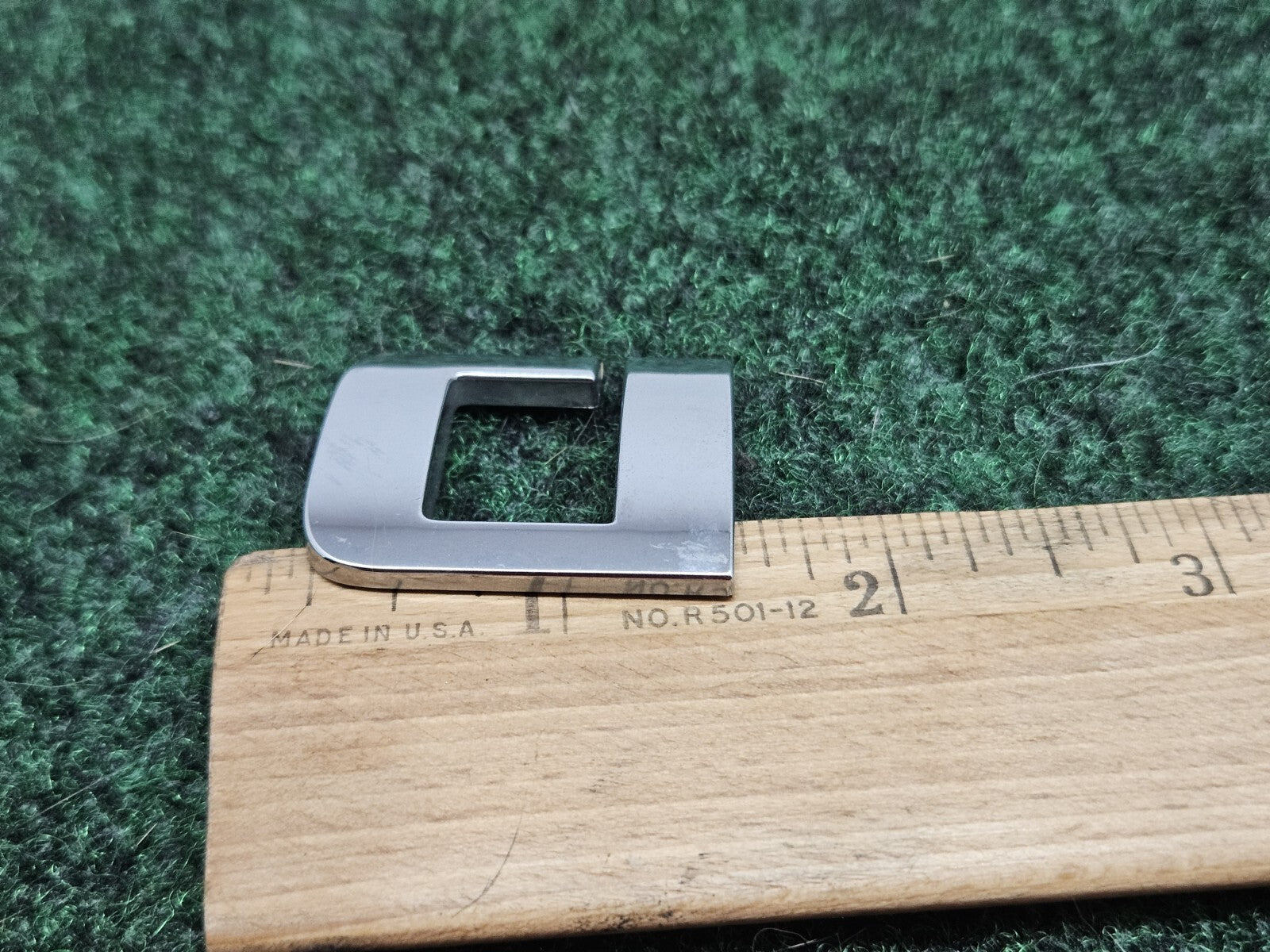 OEM "D" Chrome 3D Individual Letter Lettering Emblem Badge Logo Nameplate 3D 7S7