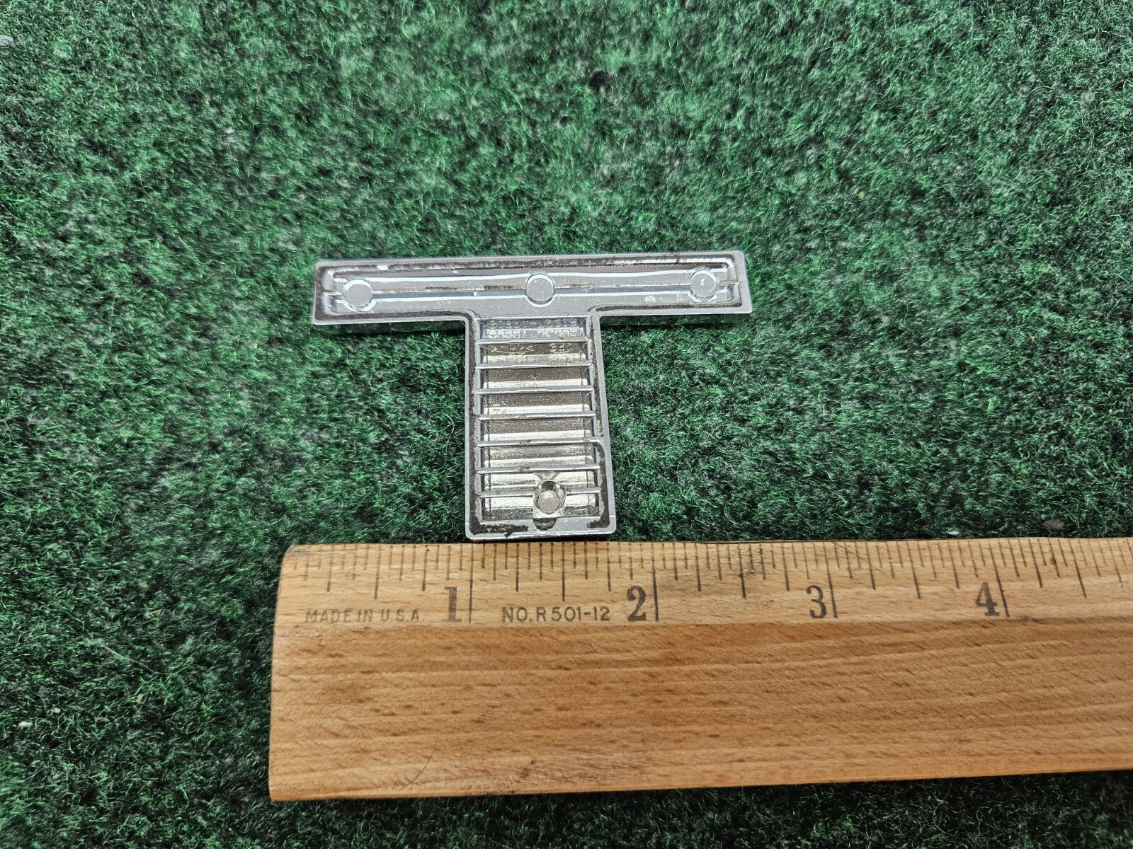 Nissan Titan V8 "T" ONLY Side Emblem Letters Badge OEM 80894-7S205 7S9