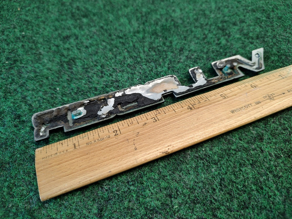 Mercury OEM Villager Chrome & Black 7.125" Emblem Badge Logo Nameplate Name 2M9