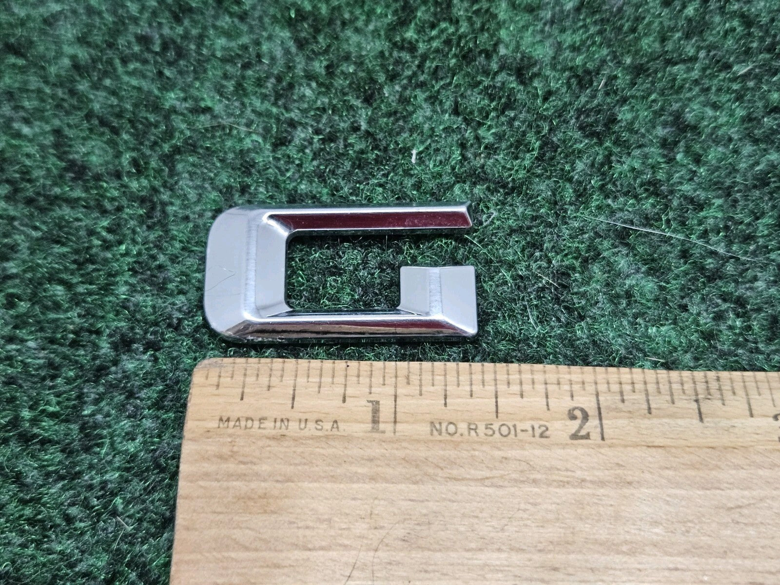 OEM "G" Chrome Individual Letter Lettering Emblem Badge Logo Nameplate 3D 7S7
