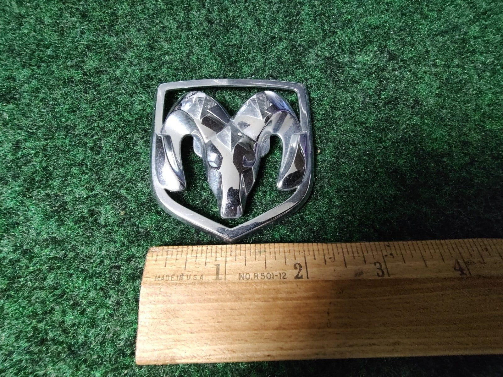 Dodge Front Grille Emblem Logo Badg OEM Name Plate Name See Measurements 1S3