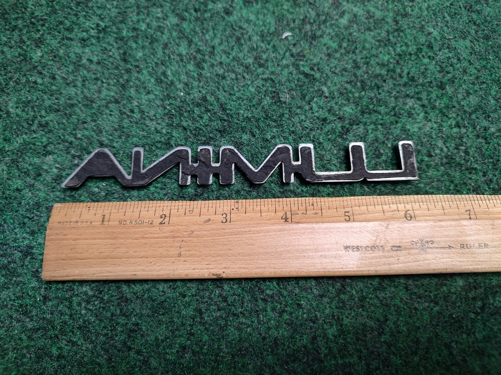 Chevy OEM Lumina Chrome 6" Rear Trunk Emblem Badge Logo Nameplate Name Plate 2S9