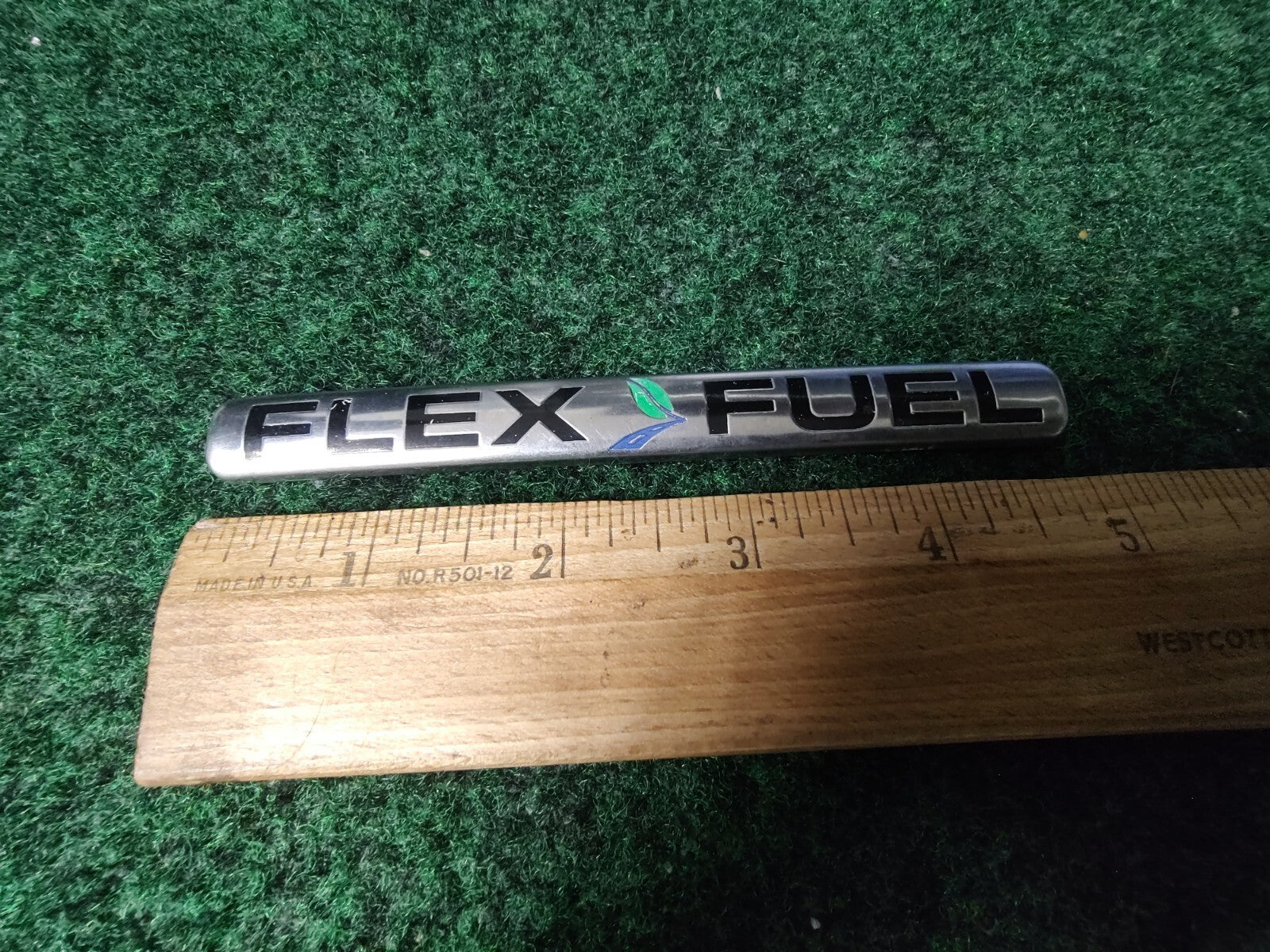 Ford OEM 2012-2016 Focus Flex Fuel Rear Trunk Emblem Badge Logo BE53-43156 6L4