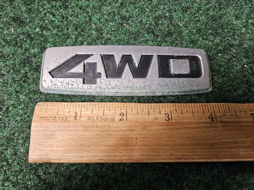 4WD REAR GATE SIDE EMBLEM LOGO BADGE NAME PLATE ~4" 3M3
