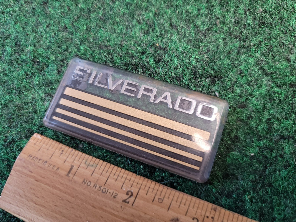 1990s SILVERADO Plastic Roof Panel Emblem OEM NAME PLATE 2M3