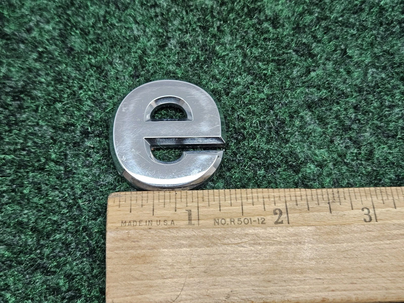 Jeep OEM "E" Chrome Hood Hatch Individual Letter Emblem Badge Logo Nameplate 7S8