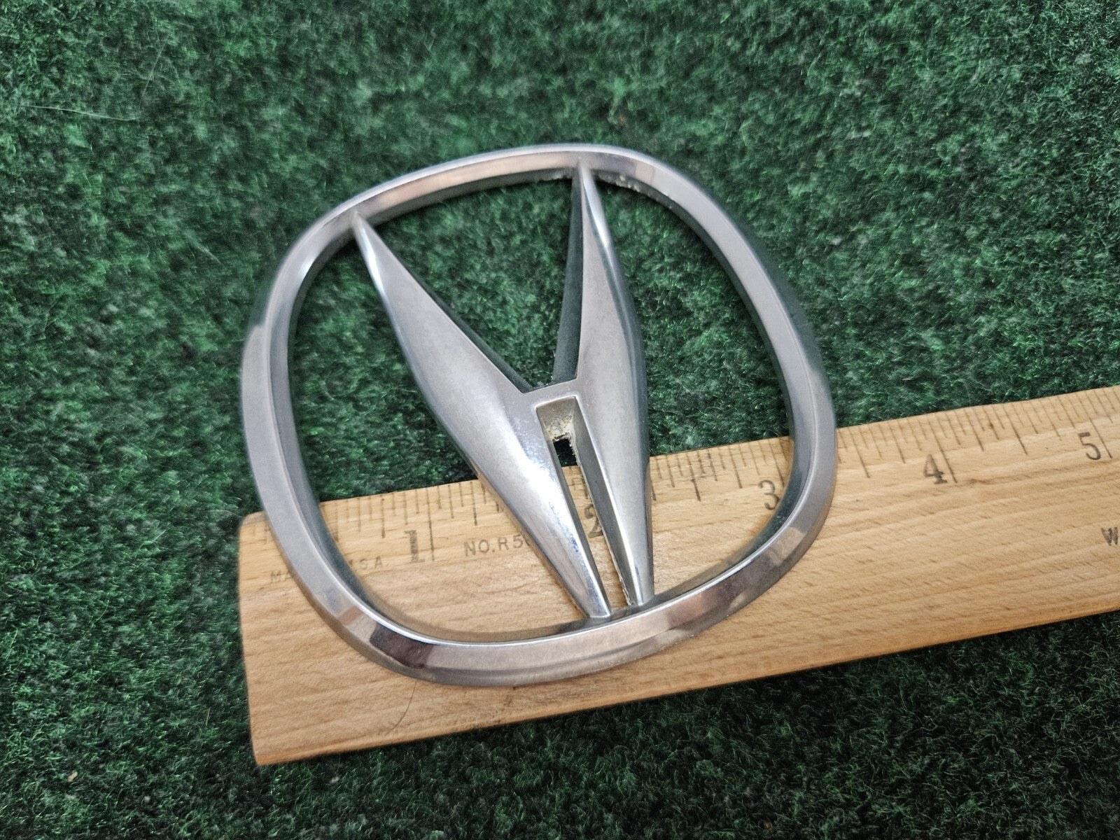 2000-2006 ACURA MDX A EMBLEM REAR TRUNK LID LOGO SYMBOL BADGE CHROME OEM GL4