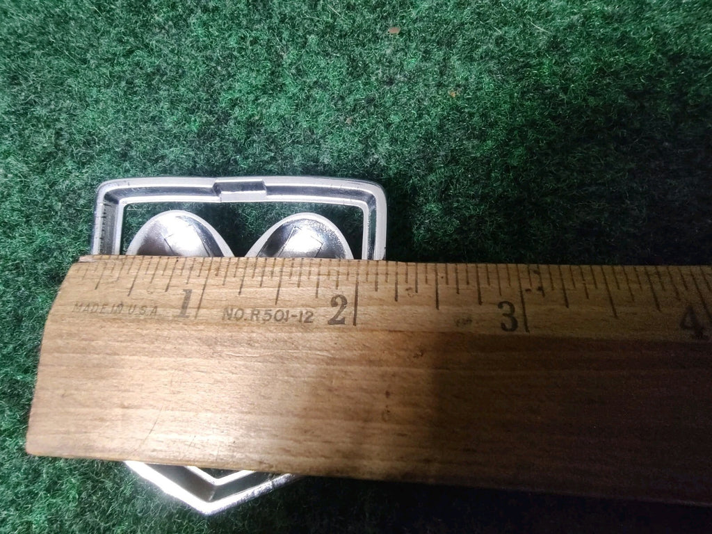 Dodge Front Grille Emblem Logo Badg OEM Name Plate Name See Measurements 4L8