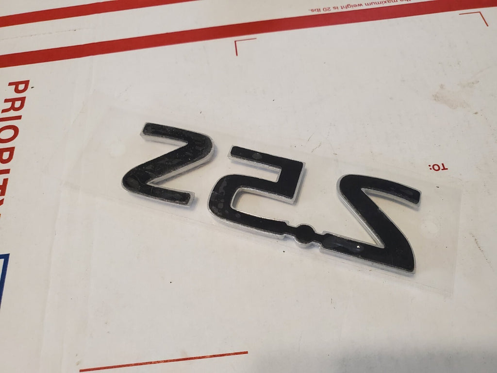 NISSAN 2.5 S REAR CHROME EMBLEM LOGO SYMBOL BADGE OEM 3L9