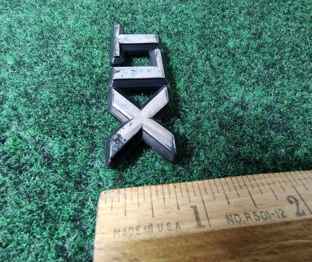 Ford Truck XLT Rear Name Plate Badge Emblem Badge Vintage 6S8