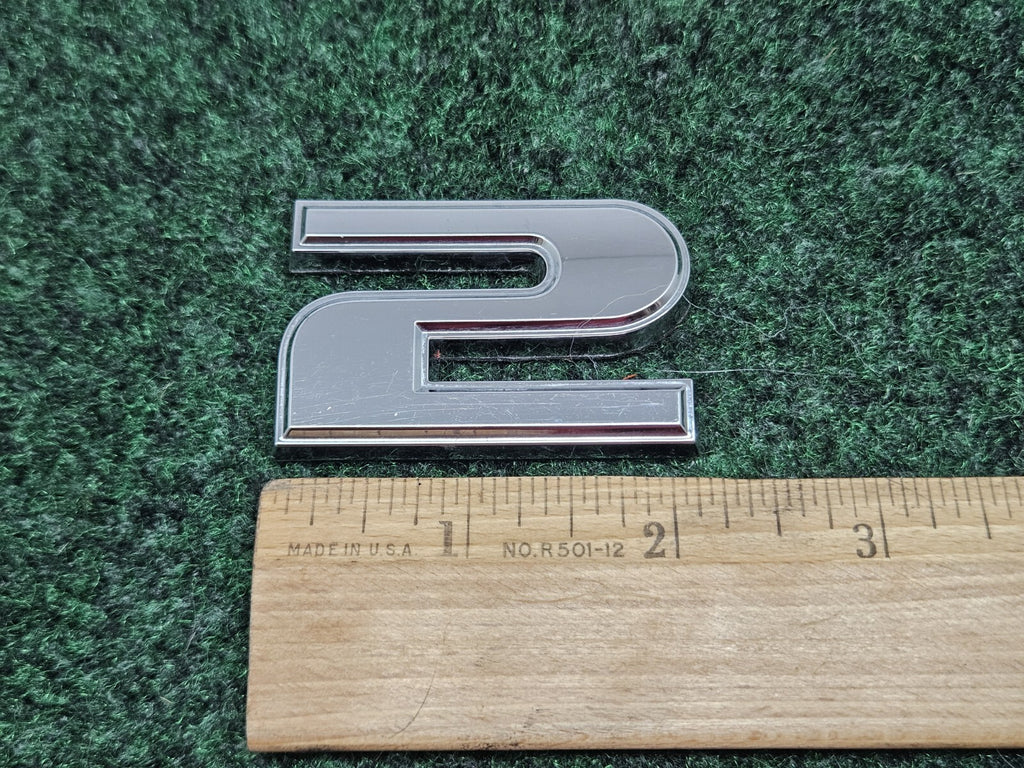 For 2009-2018 Dodge Ram Door Chrome Emblem "2" OEM EMBLEM Number Nameplate 7S7