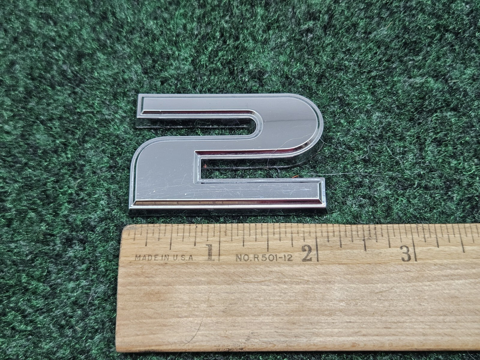 For 2009-2018 Dodge Ram Door Chrome Emblem "2" OEM EMBLEM Number Nameplate 7S7