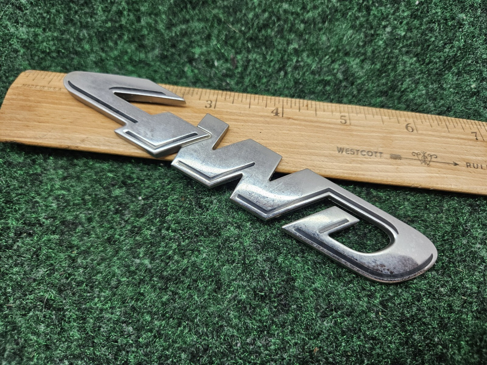 Ford 4WD 4 WD Wheel Drive Emblem 8L84-7843156-DA OEM Name Plate Badge GL1