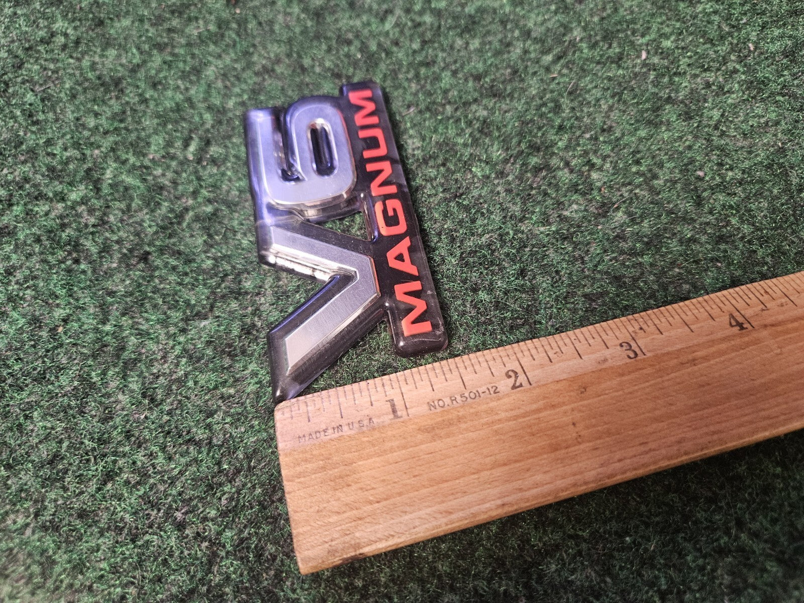 Dodge V6 Magnum Badge Emblem Name Plate Logo OEM 4M7