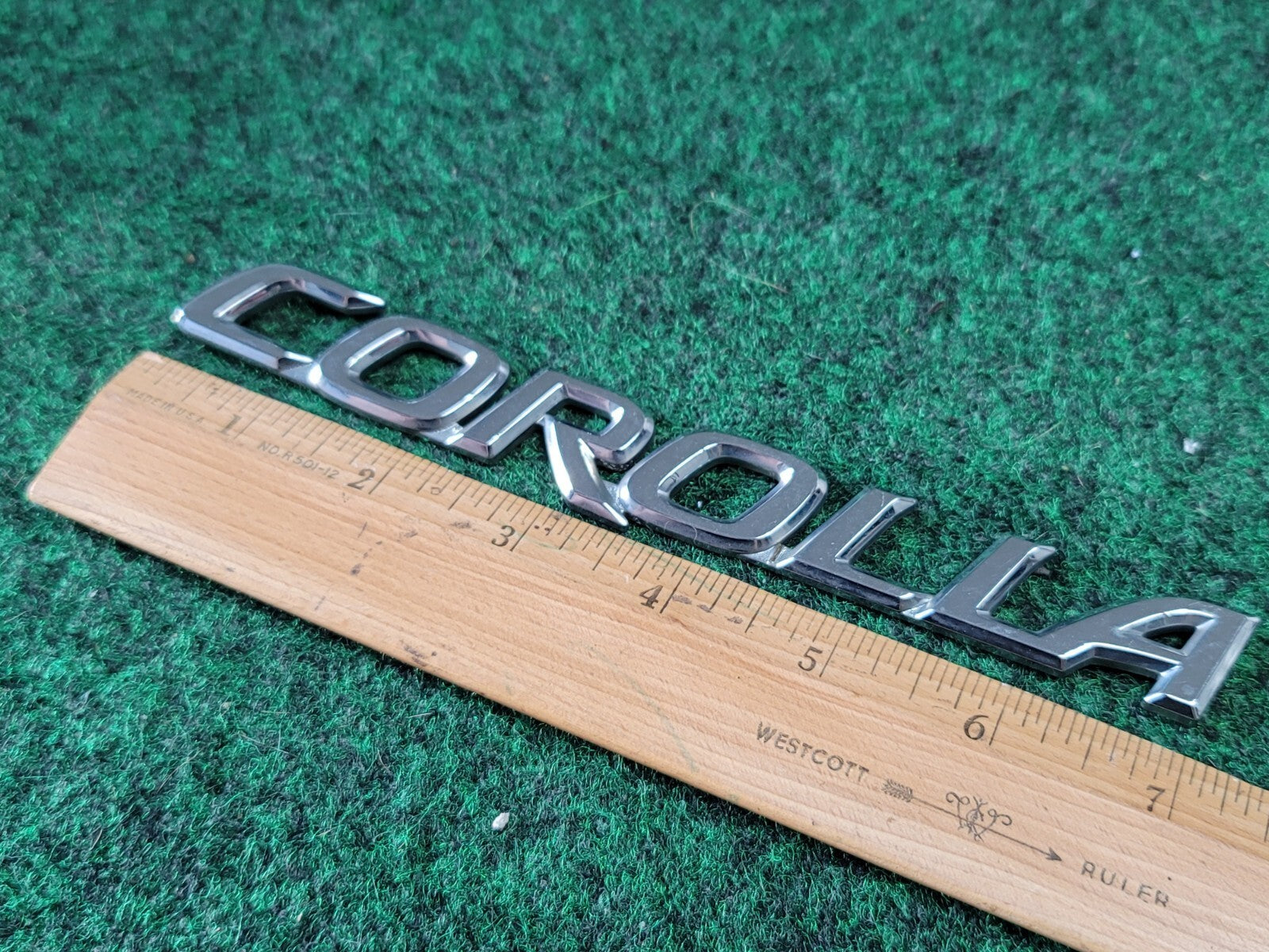 2003 2006 2007 2008 Toyota Corolla Rear Trunk Nameplate Emblem 75442-02070 1M1