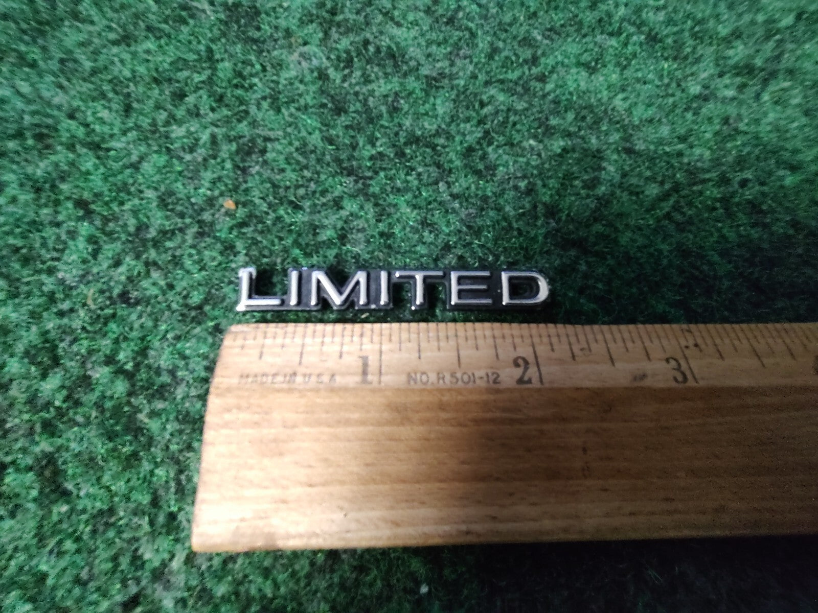 OEM Limited Chrome 2.25" Emblem Badge Logo Nameplate Name Plate Insignia 4S4