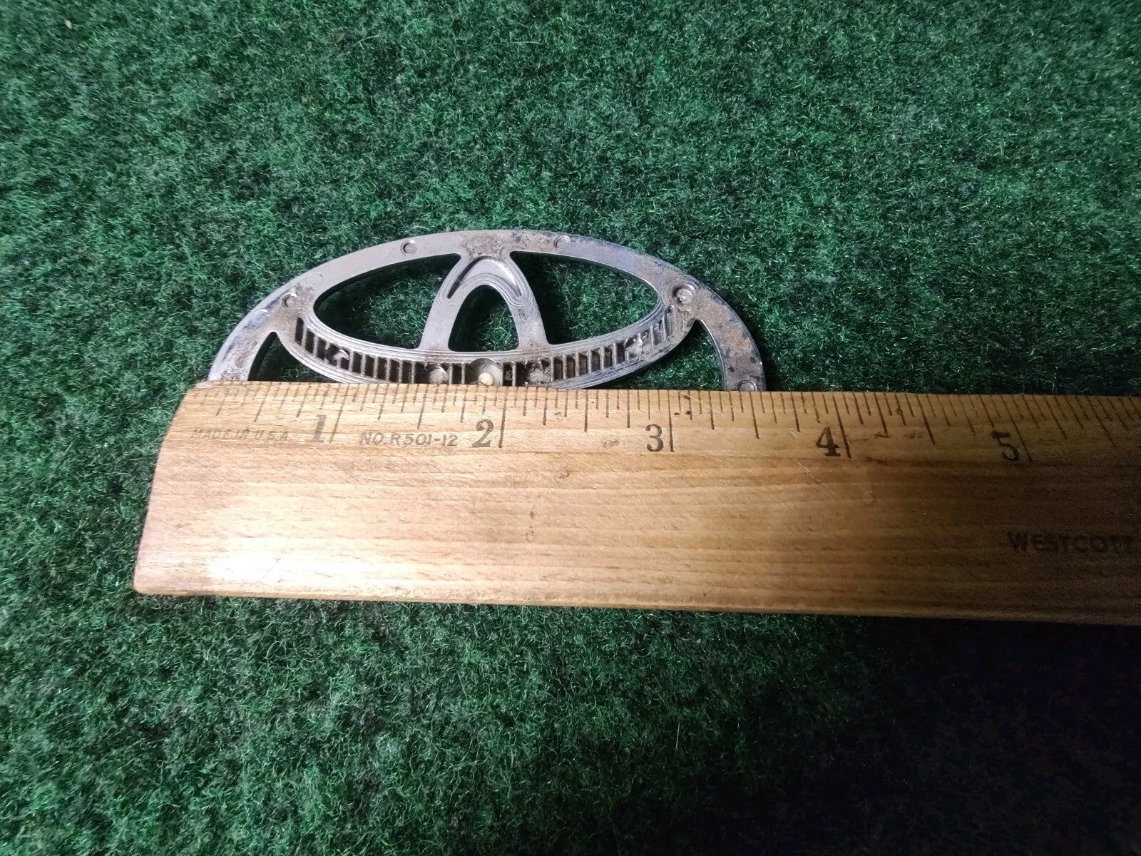 Toyota Chrome Emblem Logo Symbol Unknown Model ~3.5" 2364 4L6