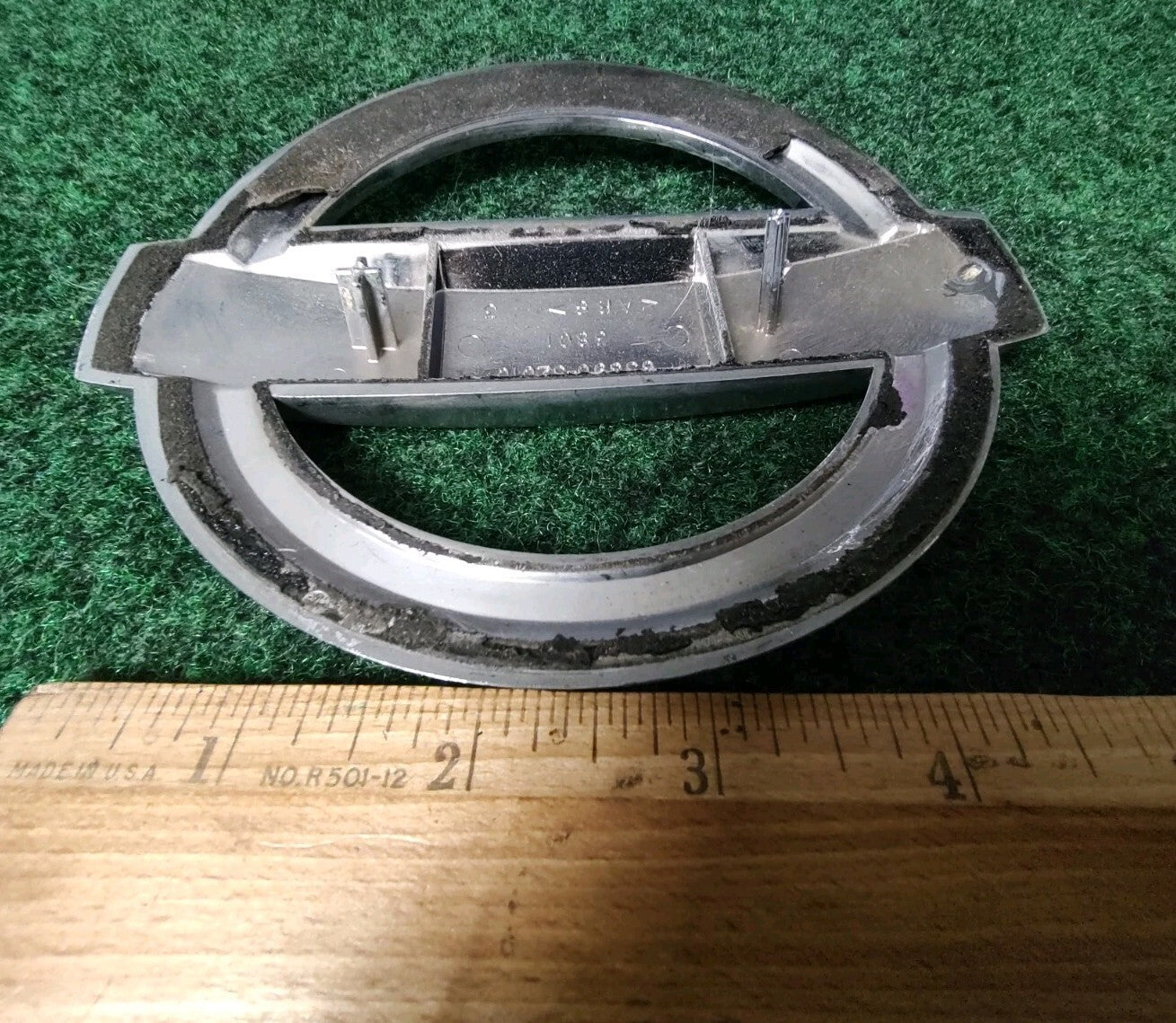 Genuine Nissan 2004-2009 Quest Lift Gate Emblem Chrome Rear 65890-5Z010 6S5
