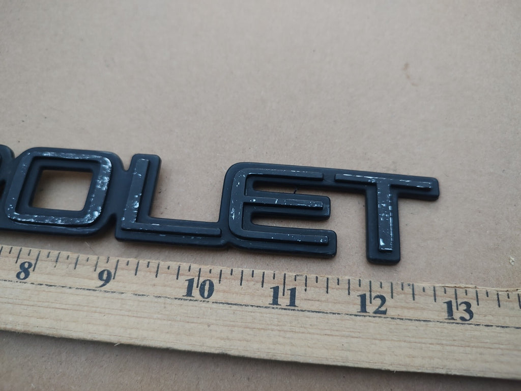 15998983 Rear Emblem Badge 92-07 Chevrolet Silverado Blazer Tahoe 13" OEM EL7