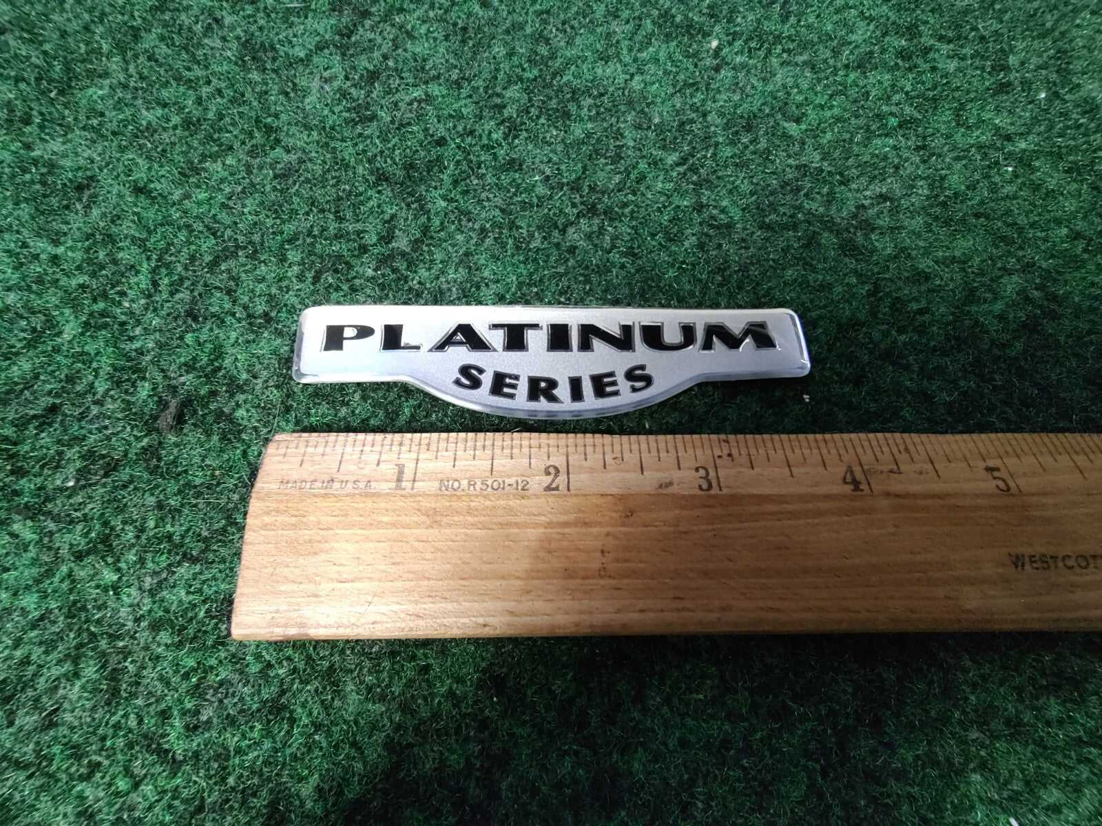 PLATINUM SERIES OEM EMBLEM Name Plate Decal Nameplate Badge Logo 3S1